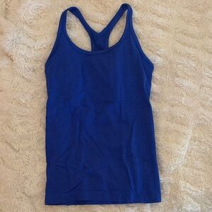 Lululemon Ebb To Street Royal Blue Tank Top